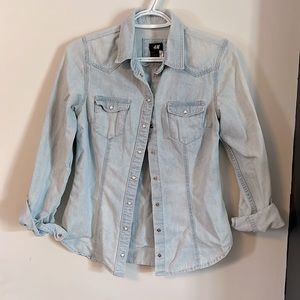 H&M DENIM SHIRT SIZE 4